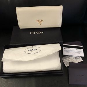 Authentic Prada long wallet